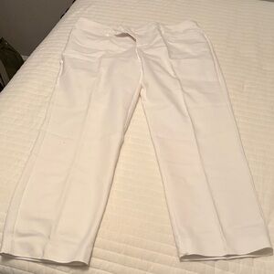 Christopher & Banks Classic White Pants